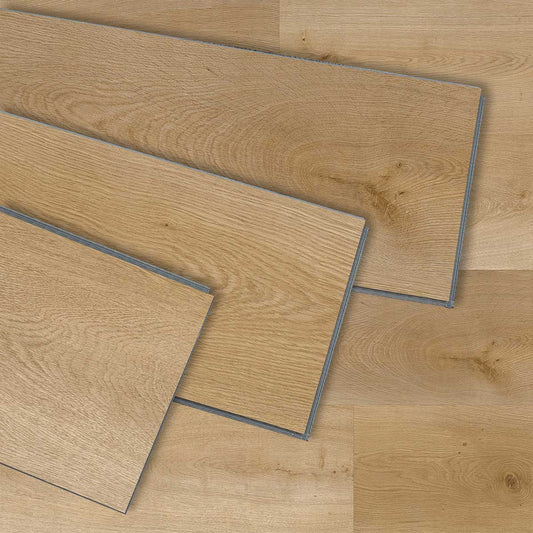 SENTAI S764-26 Waterproof Rigid Core Luxury Vinyl Plank, Natural Wood Grain Feel, Click Lock Floating Floor, 25'' x 5'' x 6mm, 12Sq.ft (14 pcs/Box), 1093. 6Sq.ft (90 Boxes/Pallet), Ideal for Kitchen, Dining Room, Bedrooms, Living Areas