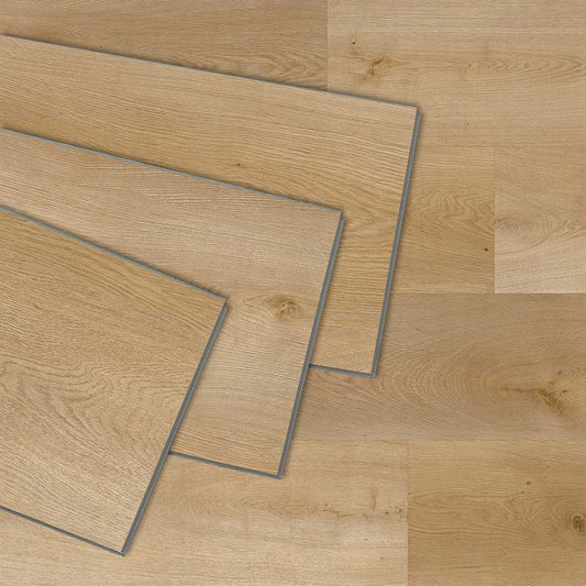 SENTAI B764-26 Waterproof Rigid Core Luxury Vinyl Plank, Natural Wood Grain Feel, Click Lock Floating Floor, 60'' x 9'' x 6mm, 22. 4Sq.ft (6 Pcs/Box), Ideal for Kitchen, Dining Room, Bedrooms, Living Areas