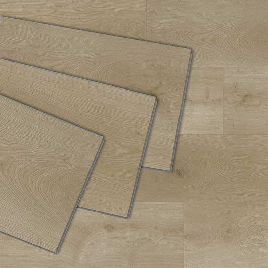 SENTAI B764-52 Waterproof Rigid Core Luxury Vinyl Plank, Natural Wood Grain Feel, Click Lock Floating Floor, 60'' x 9'' x 6mm, 22. 4Sq.ft (6 Pcs/Box), Ideal for Kitchen, Dining Room, Bedrooms, Living Areas