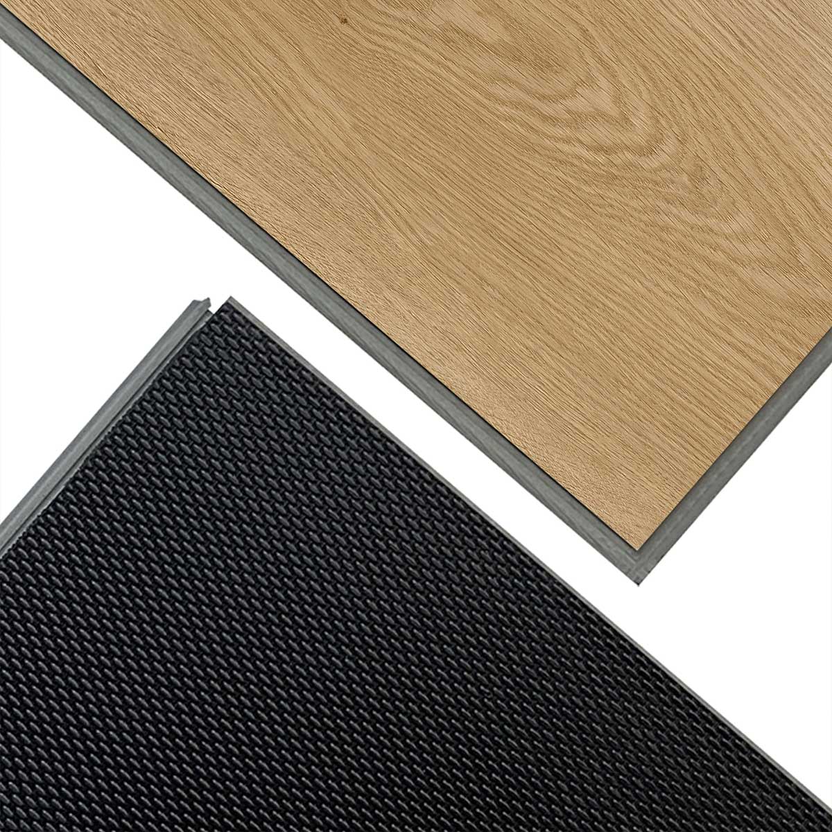 SENTAI S764-26 Waterproof Rigid Core Luxury Vinyl Plank, Natural Wood Grain Feel, Click Lock Floating Floor, 25'' x 5'' x 6mm, 12Sq.ft (14 pcs/Box), 1093. 6Sq.ft (90 Boxes/Pallet), Ideal for Kitchen, Dining Room, Bedrooms, Living Areas