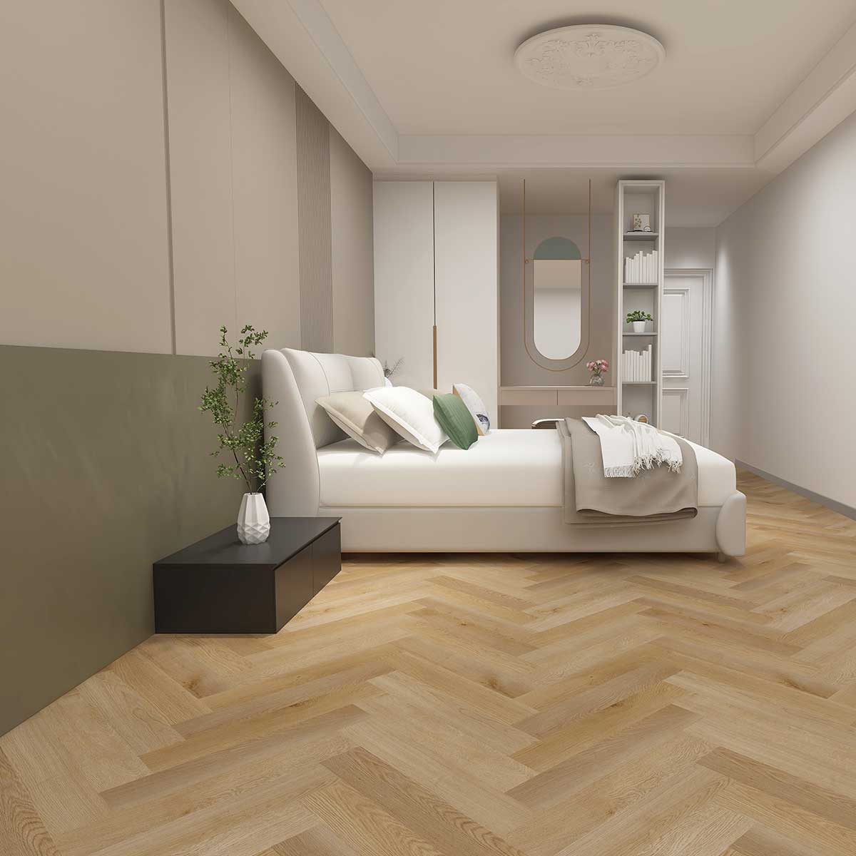 SENTAI S764-26 Waterproof Rigid Core Luxury Vinyl Plank, Natural Wood Grain Feel, Click Lock Floating Floor, 25'' x 5'' x 6mm, 12Sq.ft (14 pcs/Box), 1093. 6Sq.ft (90 Boxes/Pallet), Ideal for Kitchen, Dining Room, Bedrooms, Living Areas