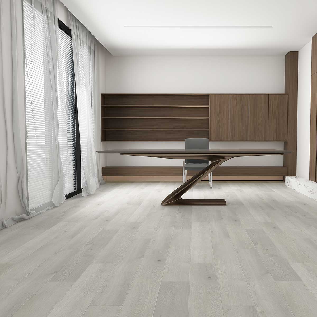 SENTAI M764-17 Waterproof Rigid Core Luxury Vinyl Plank, Natural Wood Grain Feel, Click Lock Floating Floor, 48'' x 7'' x 5mm, 28. 5Sq.ft (12Pcs/Box), Ideal for Kitchen, Dining Room, Bedrooms, Living Areas