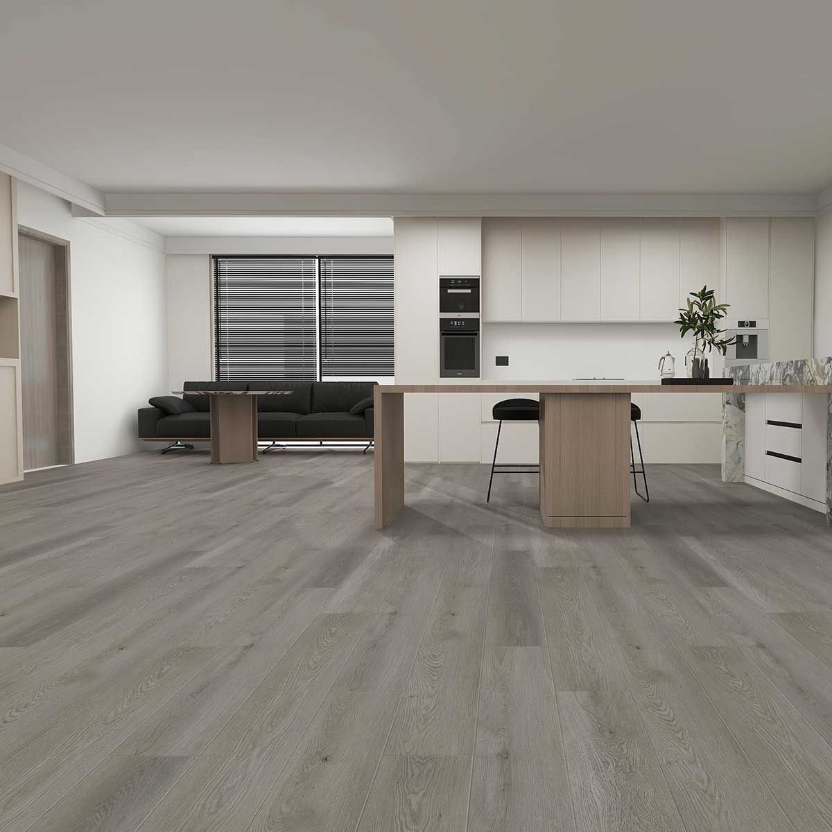 SENTAI M764-21 Waterproof Rigid Core Luxury Vinyl Plank, Natural Wood Grain Feel, Click Lock Floating Floor, 48'' x 7'' x 5mm, 28. 5Sq.ft (12Pcs/Box), Ideal for Kitchen, Dining Room, Bedrooms, Living Areas