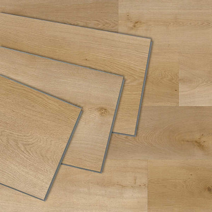 SENTAI B764-26 Waterproof Rigid Core Luxury Vinyl Plank, Natural Wood Grain Feel, Click Lock Floating Floor, 60'' x 9'' x 6mm, 22. 4Sq.ft (6 Pcs/Box), Ideal for Kitchen, Dining Room, Bedrooms, Living Areas