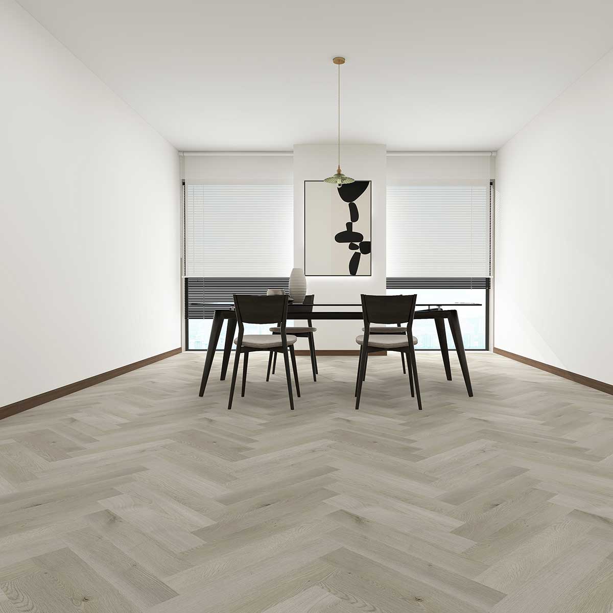 SENTAI S764-25 Waterproof Rigid Core Luxury Vinyl Plank, Natural Wood Grain Feel, Click Lock Floating Floor, 25'' x 5'' x 6mm, 12 Sq.ft (14 pcs/Box), 1093. 6Sq.ft (90 Boxes/Pallet), Ideal for Kitchen, Dining Room, Bedrooms, Living Areas