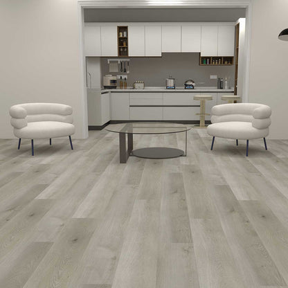 SENTAI B764-25 Waterproof Rigid Core Luxury Vinyl Plank, Natural Wood Grain Feel, Click Lock Floating Floor, 60'' x 9'' x 6mm, 22. 4Sq.ft (6 Pcs/Box), Ideal for Kitchen, Dining Room, Bedrooms, Living Areas